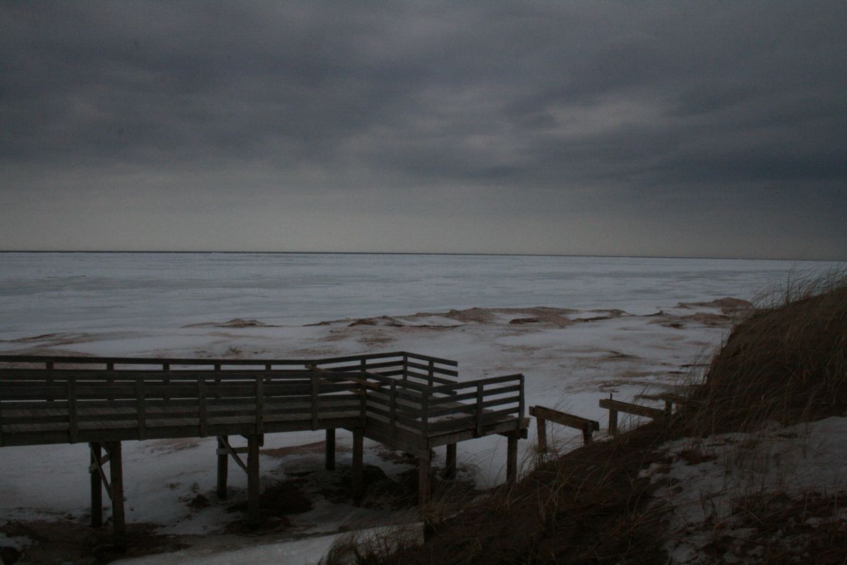 Winter beach, PEI