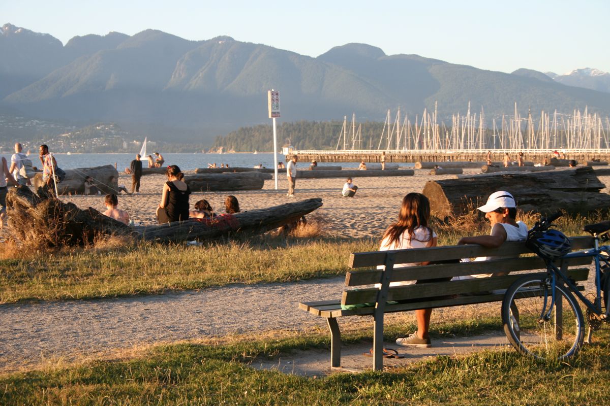 Jericho Beach in July Jericho Beach in July