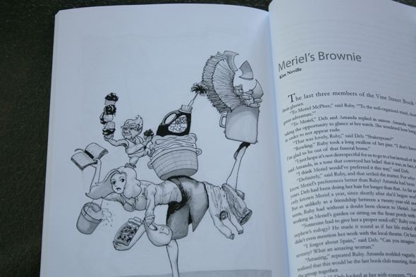 Meriel's Brownie in print, complete with lovely illustrations by Jordan Scholz
