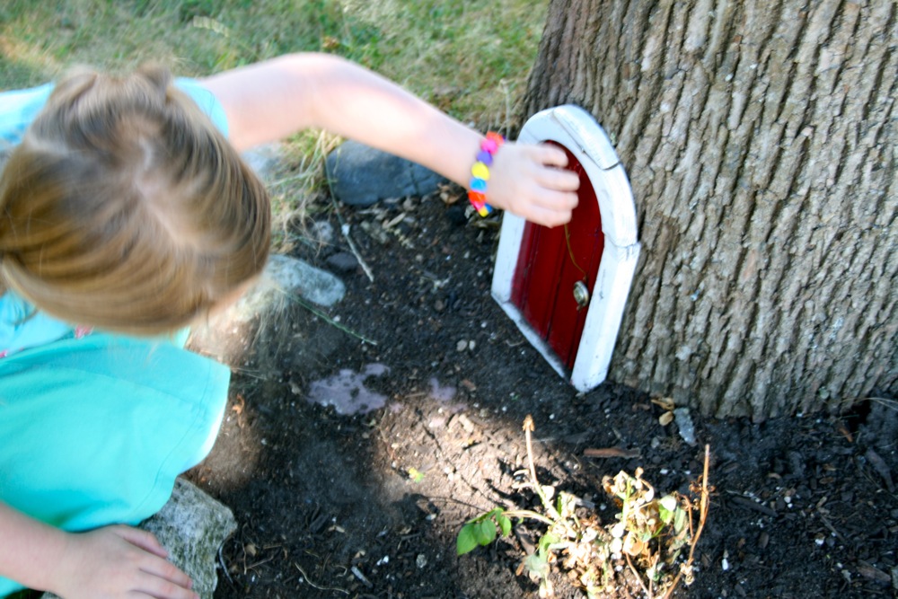 The fairy door was curiously immune to tickles