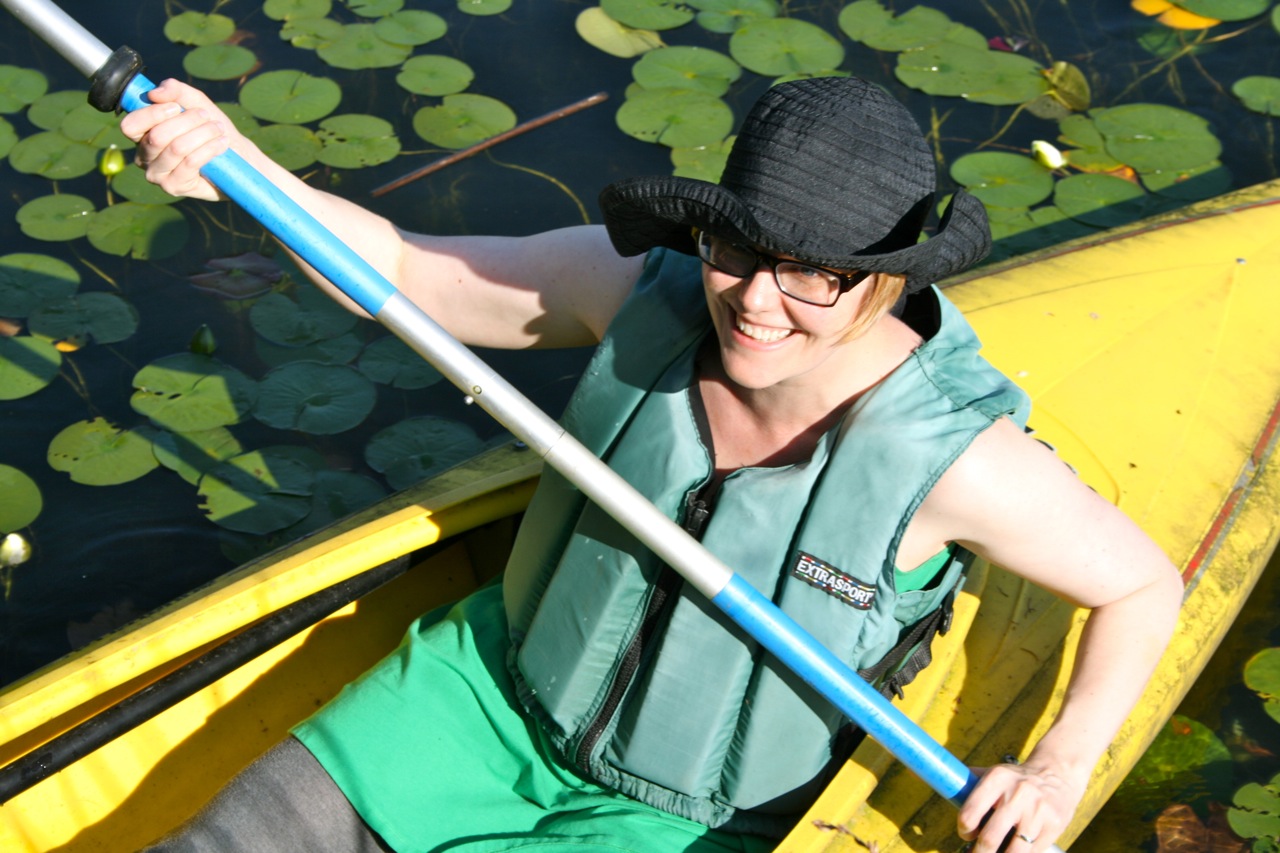 First time ever in a kayak. Crazy, since I grew up on the West Coast. I've been missing out. 